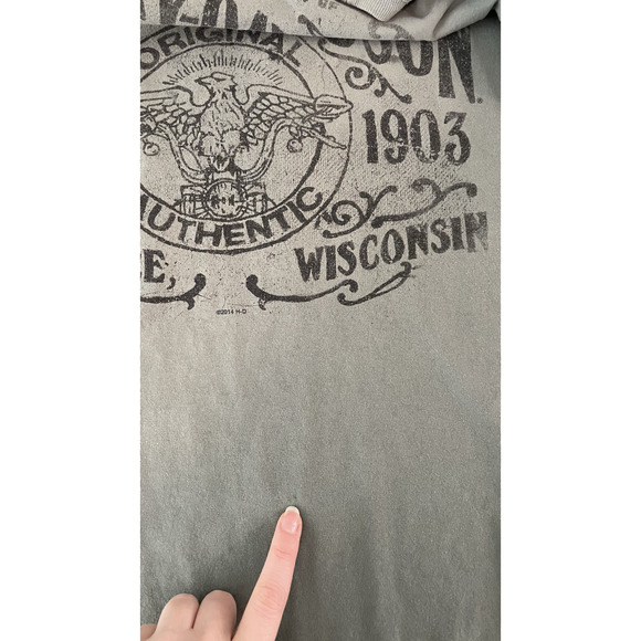 2014 Harley-Davidson 2XL Zion Washington Utah Motorcycle Biker Tee Mountains - Picture 11 of 11